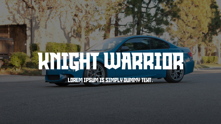 KNIGHT WARRIOR Font