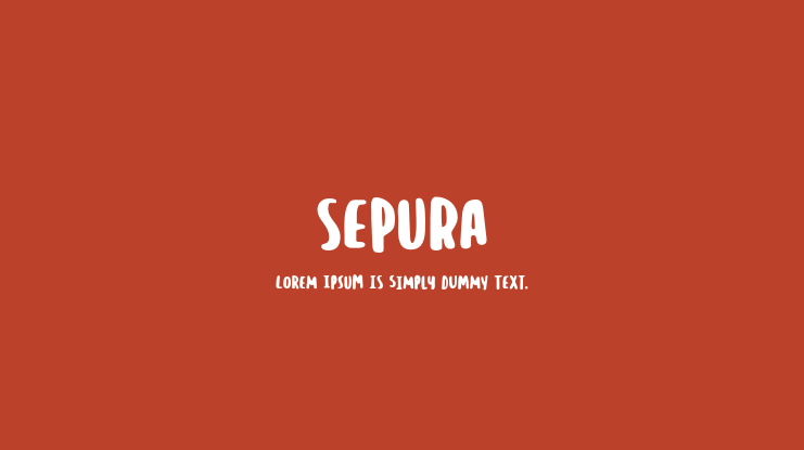 Sepura Font