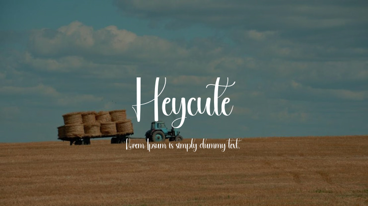 Heycute Font