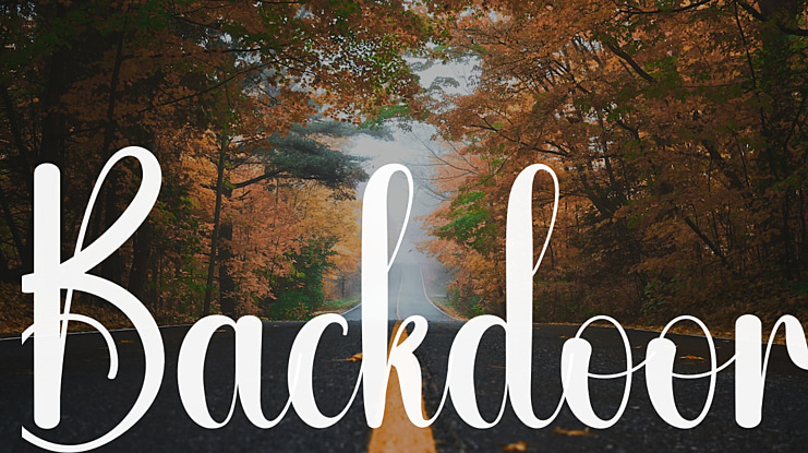 Backdoor Font