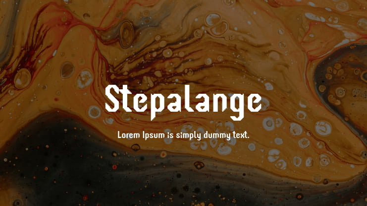 Stepalange Font