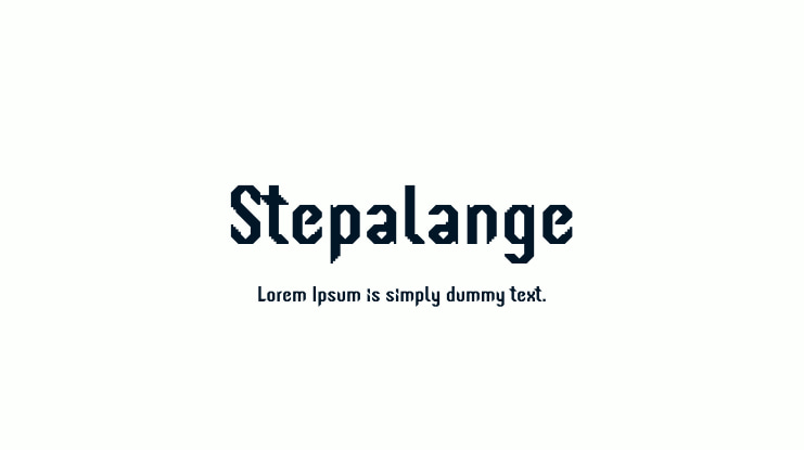 Stepalange Font