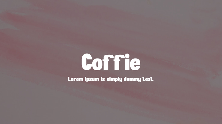 Coffie Font