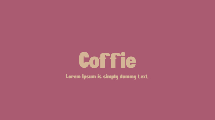 Coffie Font
