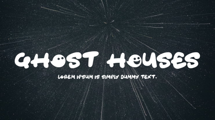 Ghost HOuses Font Family