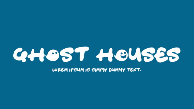 Ghost HOuses Font Family