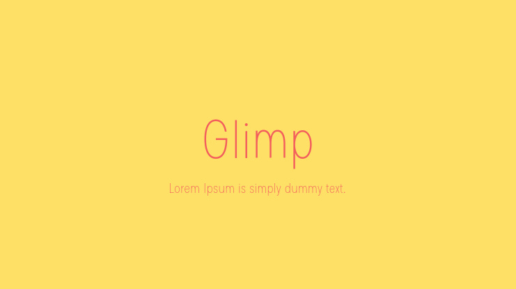 Glimp Font Family