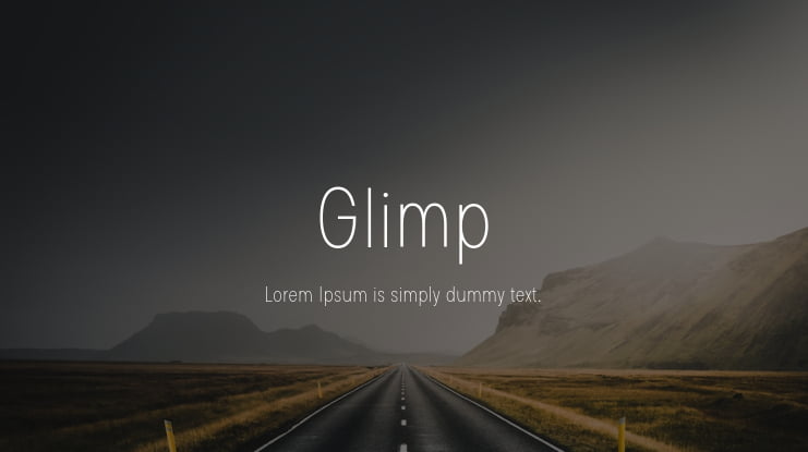 Glimp Font Family