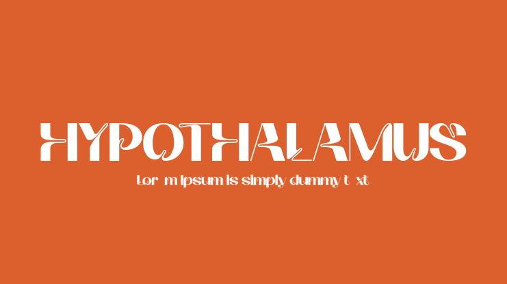 HYPOTHALAMUS Font