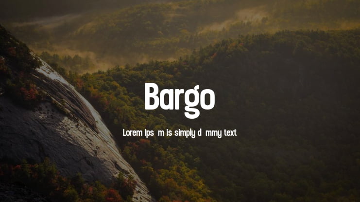 Bargo Font