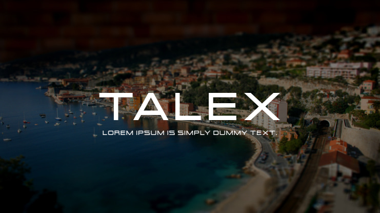 Talex Font