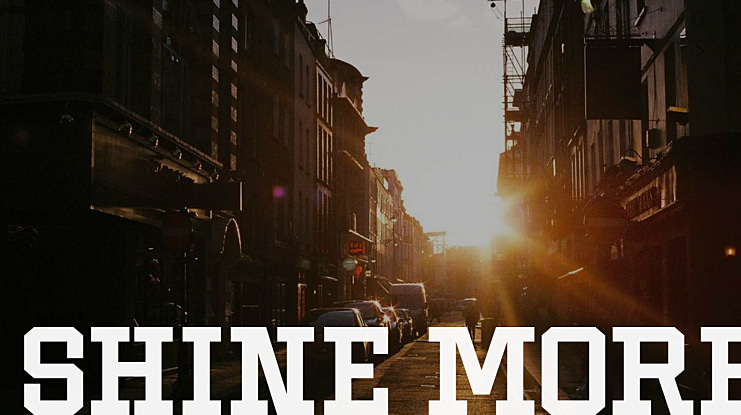 Shine More Font Family