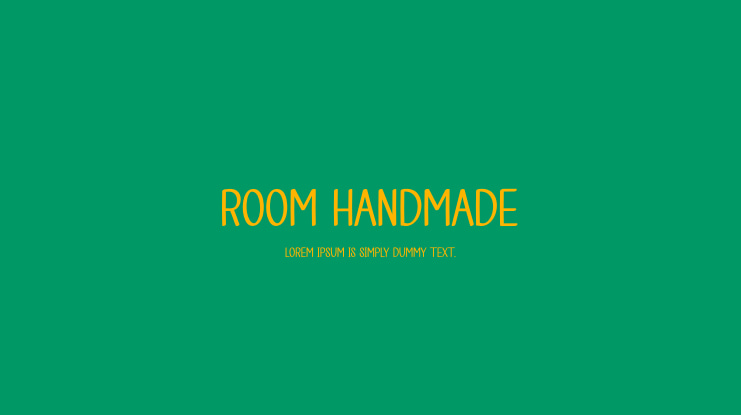 Room Handmade Font