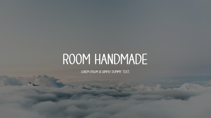 Room Handmade Font