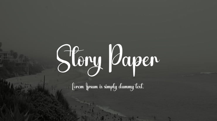 Story Paper Font