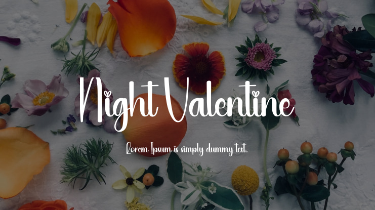 Night Valentine Font