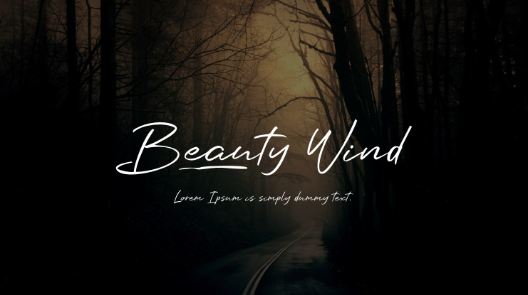 Beauty Wind Font