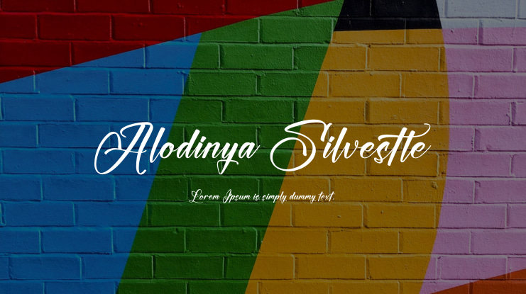 Alodinya Silvestte Font