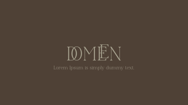 DOMEEN Font
