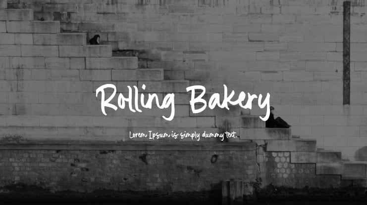 Rolling Bakery Font