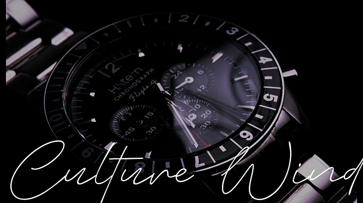 Culture Wind Font
