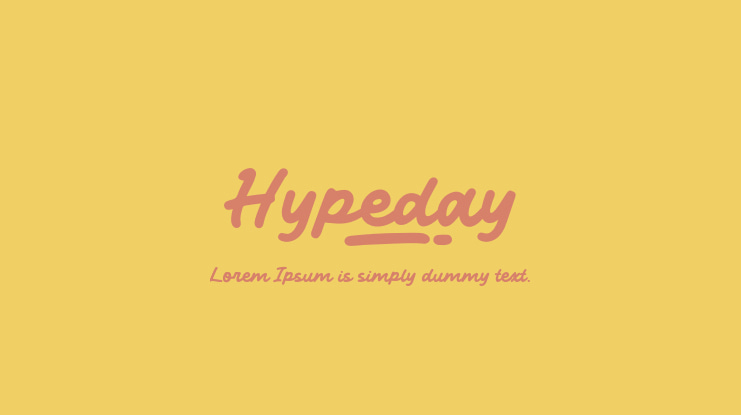 Hypeday Font