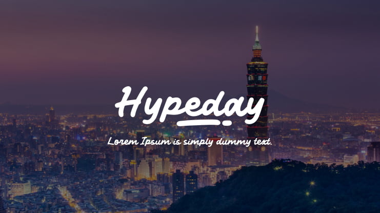 Hypeday Font