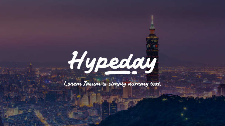 Hypeday Font