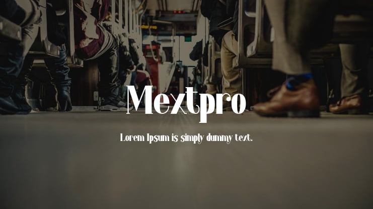 Mextpro Font Family