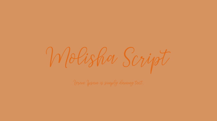 Molisha Script Font