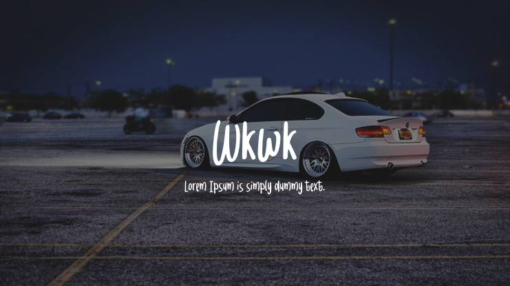 Wkwk Font