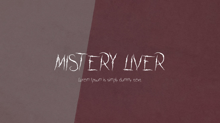 MISTERY LIVER Font