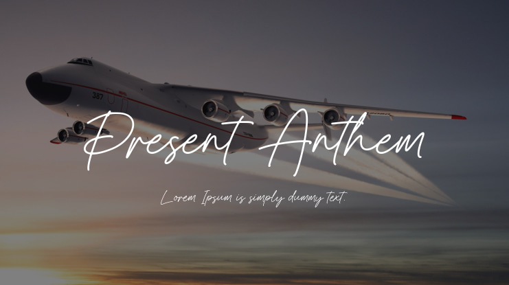 Present Anthem Font