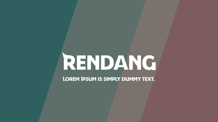 Rendang Font