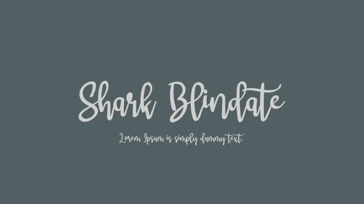 Shark Blindate Font