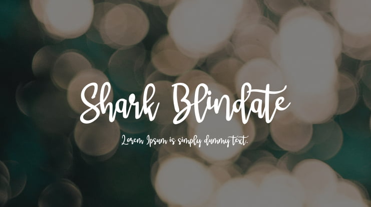 Shark Blindate Font