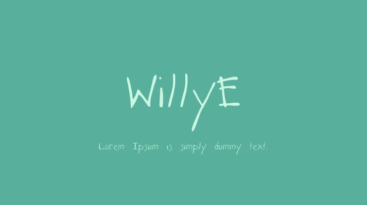 WillyE Font