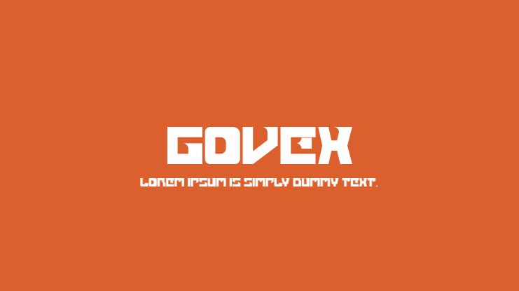 Govex Font