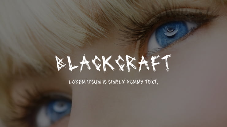 Blackcraft Font