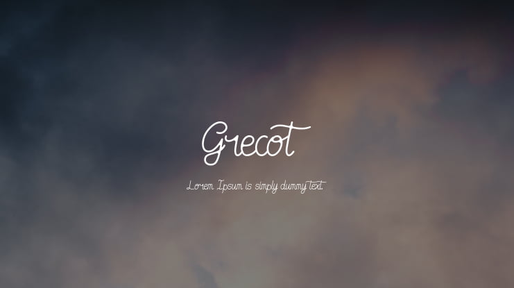 Grecot Font