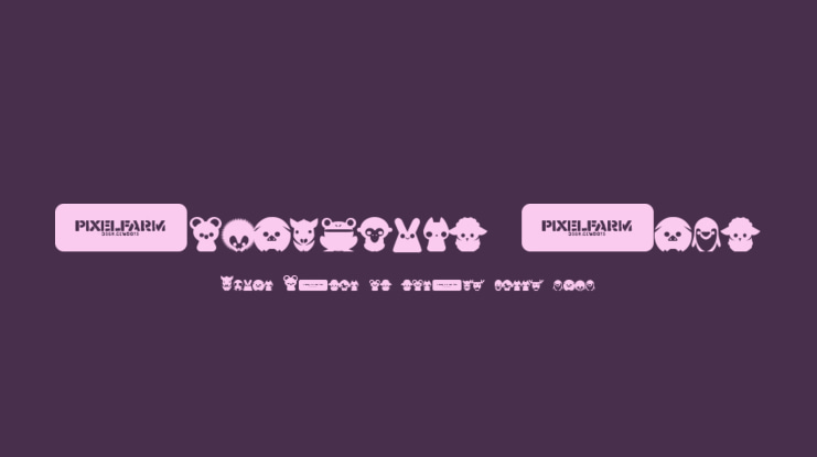 Pixelfarms Pets Font