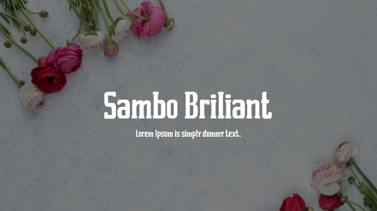 Sambo Briliant Font