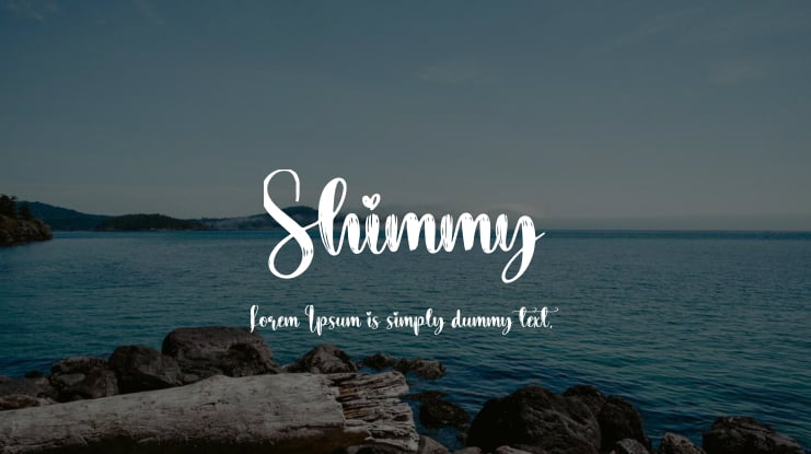 Shimmy Font