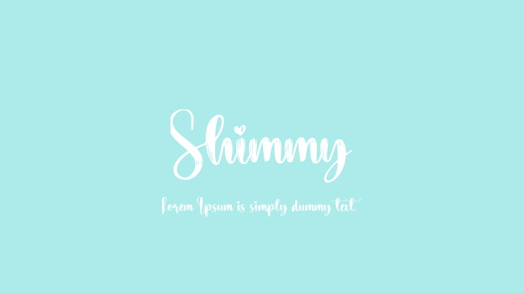 Shimmy Font