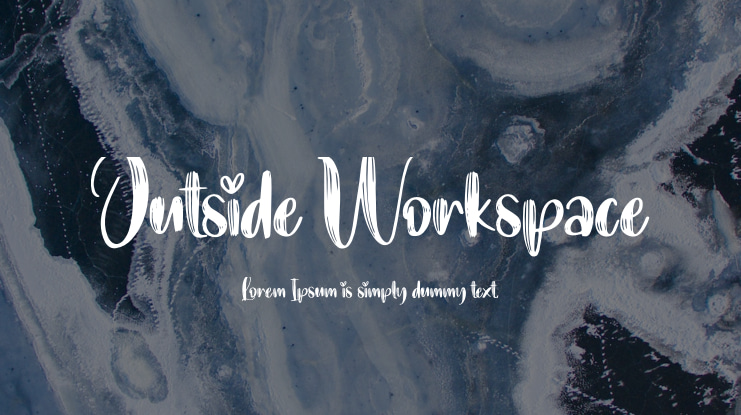 Outside Workspace Font