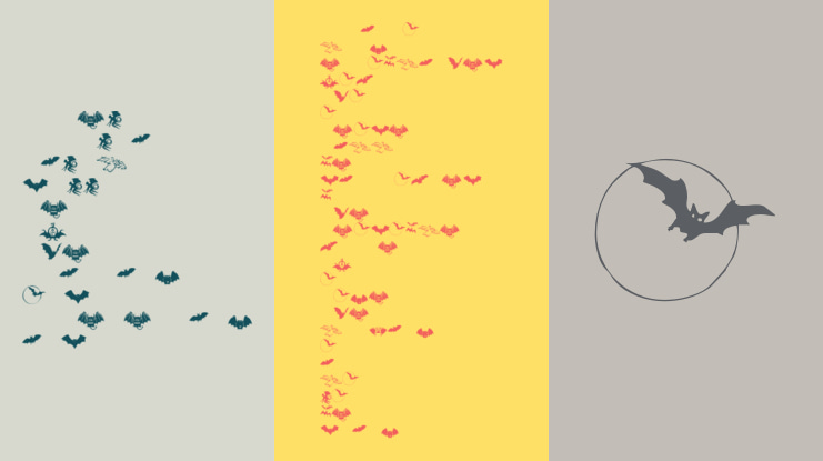 Bats Symbols Font