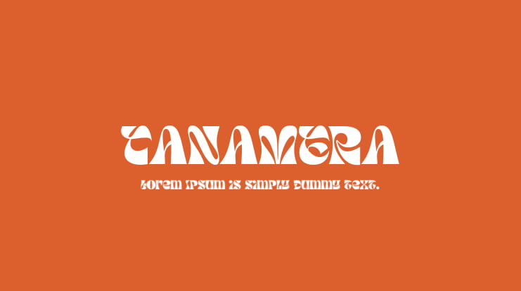 TANAMERA Font