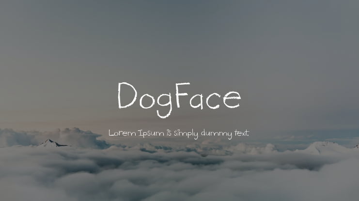 DogFace Font