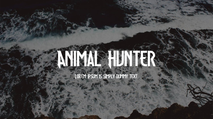 Animal Hunter Font