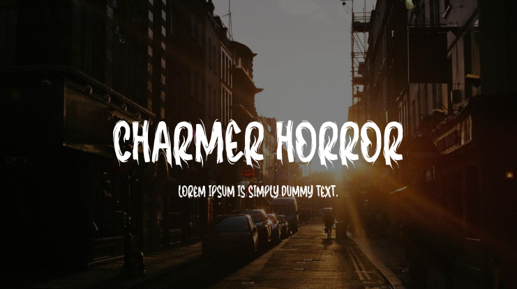 Charmer Horror Font